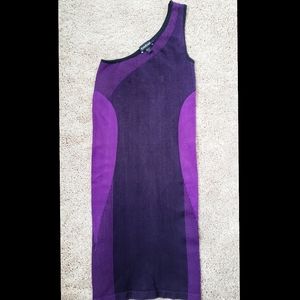 Purple Ombre BeBe Bodycon Dress